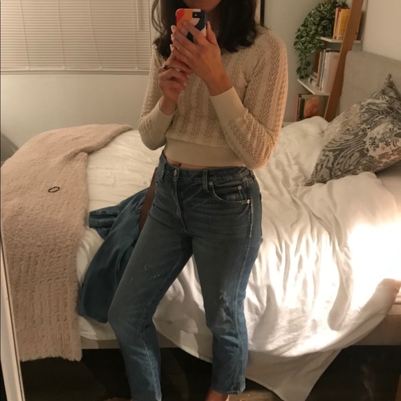 Doen lace sweater top - Picture 3 of 4